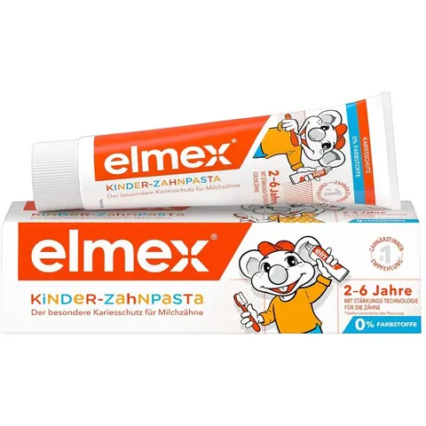 Elmex Kinderzahnpasta 2-6 Jahre – Bild 2