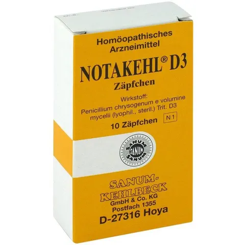 Notakehl D3 Zäpfchen – Bild 2