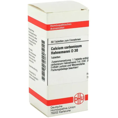 DHU Calcium Carbonicum D30 Tabletten Hahnemanni – Bild 2
