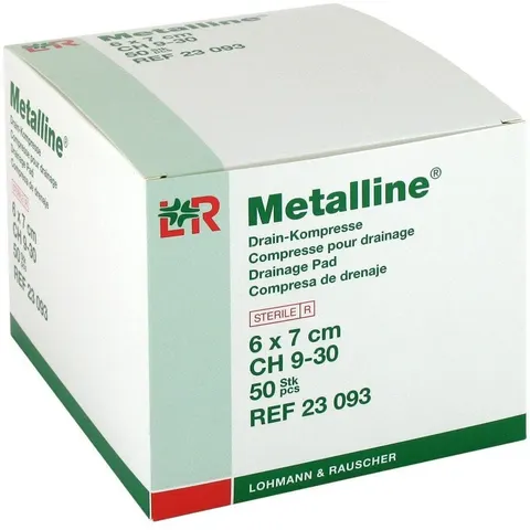 Metalline Drain Kompressen 6x7cm – Bild 2