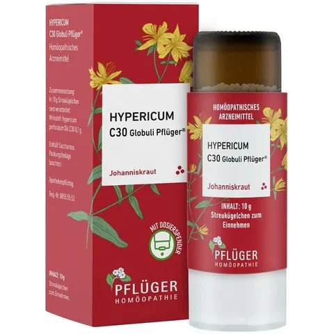 Hypericum C30 Globuli Pflüger Dosierspender – Bild 2