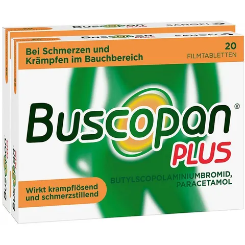 Buscopan PLUS Filmtabletten Doppelpack – Bild 2