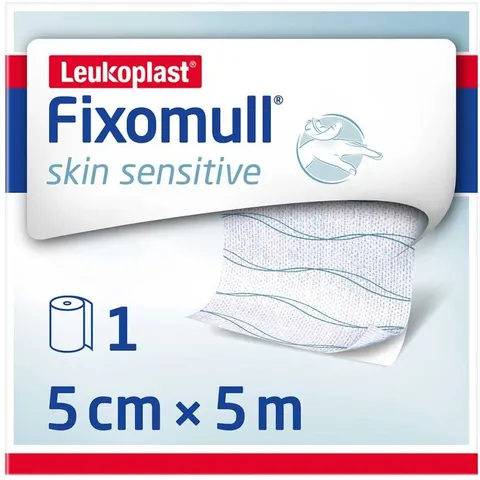 Fixomull Skin Sensitive 5 cm x 5 m 1stk – Bild 2