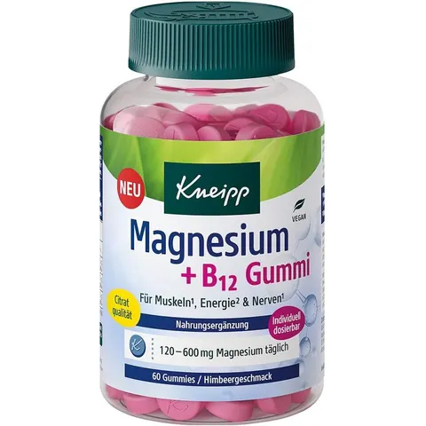 Kneipp Magnesium + B12 Gummi 60 St – Bild 2