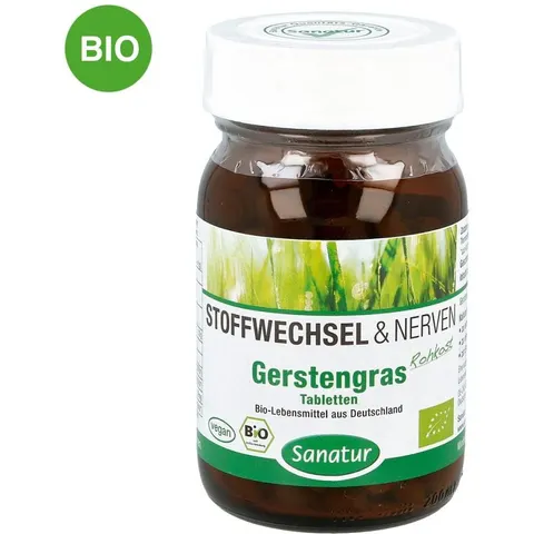 Sanatur Gersten Gras Bio 250 St Tabletten – Bild 2