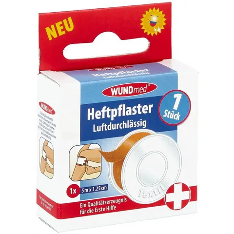WUNDMED Heftpflaster, 1,25 mm x 5 m – Bild 2