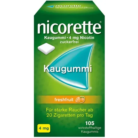 nicorette® Kaugummi 4 mg freshfruit – 01642887 – Bild 2
