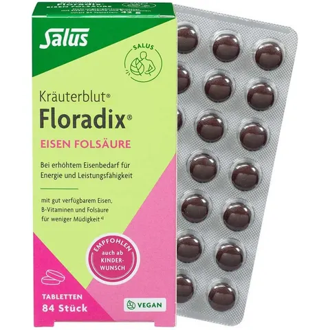 Floradix Eisen Folsäure 84 St Tabletten – Bild 2