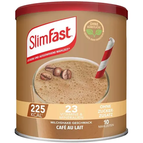 Slim Fast Pulver Cafe Au Lait – Bild 2