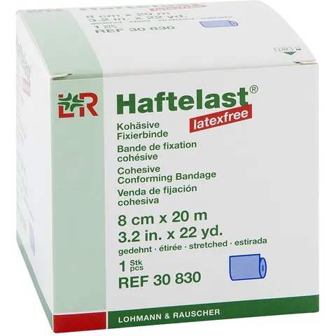 Haftelast Fixierbinde kohäs.latexfrei 8 cmx20 m blau – Bild 2