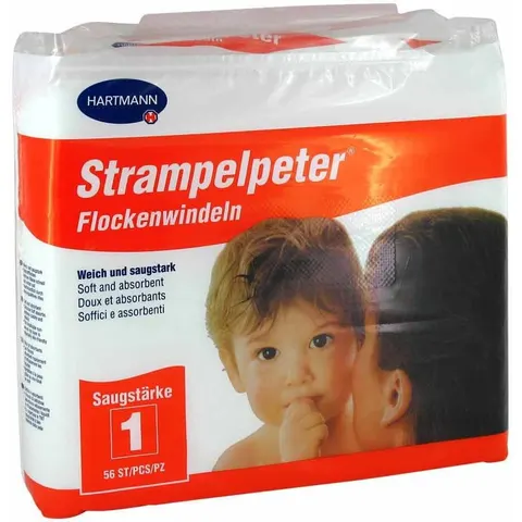 Strampelpeter Flockenwindeln Saugstärke 1 – Bild 2