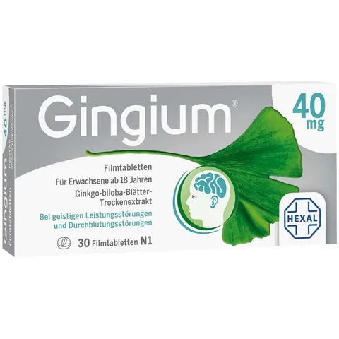 Gingium® 40 mg Filmtabletten – 06189211 – Bild 2