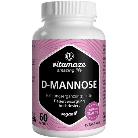 vitamaze D-MANNOSE vegan 60 St Kapseln – Bild 2