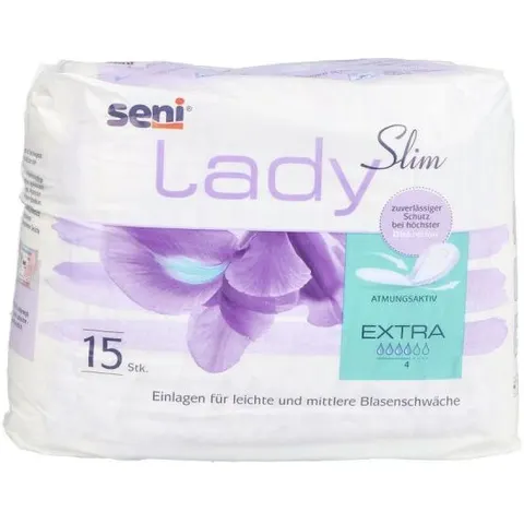 TZMO Deutschland GmbH SENI Lady Slim Inkontinenzeinlage extra 15 St. – Bild 2