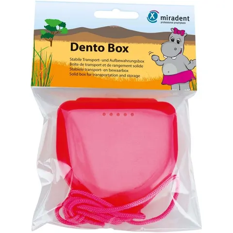 Miradent Zahnspangenbox Dento Box I pink – Bild 2