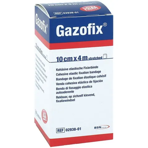 Gazofix Fixierbinde kohäsiv 10 cmx4 m 1stk – Bild 2