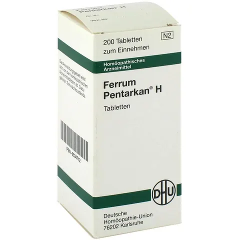 DHU Ferrum Pentarkan H Tabletten – Bild 2