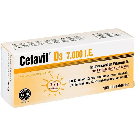 Cefavit D3 7.000 I.e. Filmtabletten – Bild 2