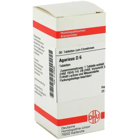 DHU Agaricus D6 Tabletten – Bild 2