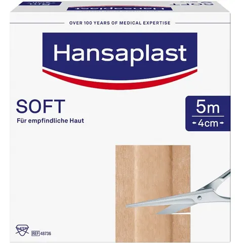 Hansaplast Soft Pflaster 5mx4cm Rolle – Bild 2