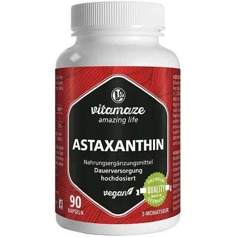 Vitamaze ASTAXANTHIN 4 mg vegan 90stk – Bild 2