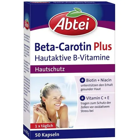 Abtei Beta-Carotin Plus Hautaktive B-Vitamine – Bild 2