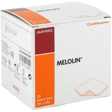 Melolin 5x5cm Wundauflagen steril – Bild 2