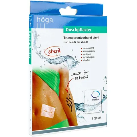 Duschpflaster 10x12 cm Transparentverband steril – Bild 2