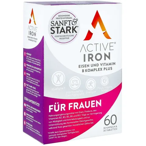 Active Iron Eisen und Vitamin B Komplex plus – Bild 2