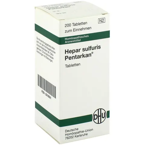 DHU Hepar Sulfuris Pentarkan Tabletten – Bild 2