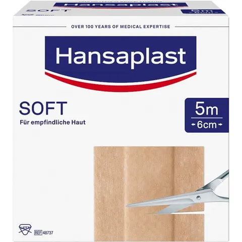 Hansaplast Soft Pflaster 5mx6cm Rolle – Bild 2