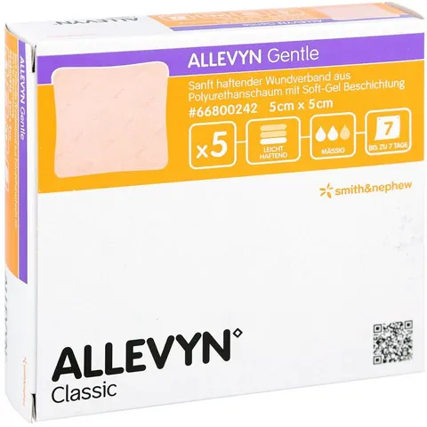 Allevyn Gentle 5x5 cm Verband – Bild 2