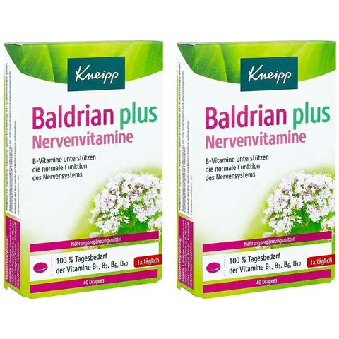 Kneipp Baldrian Plus Nervenvitamine Dragees – Bild 2
