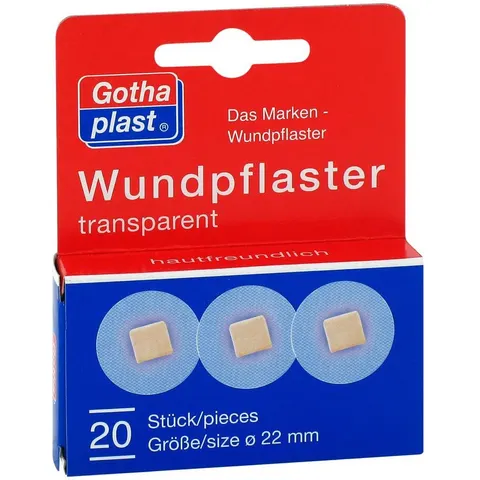 Gothaplast Wundpflaster 2,2 cm transparent – Bild 2
