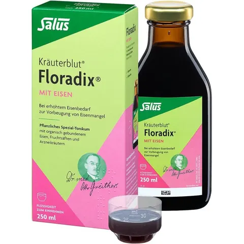 Salus Kräuterblut Floradix mit Eisen 250ml – Bild 2