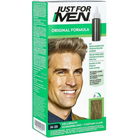 Just for men Tönungsshampoo hellbraun – Bild 2