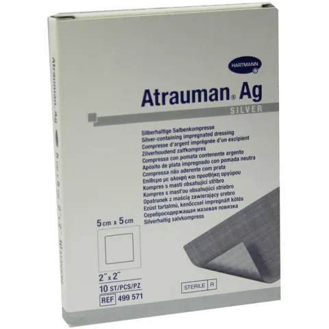 Atrauman Ag 5x5 cm steril Kompressen – Bild 2