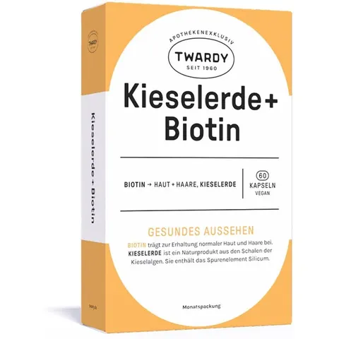 Twardy Kieselerde + Biotin 60 St Kapseln – Bild 2