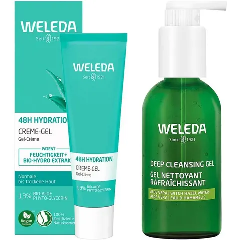 Weleda 48h Hydration Creme-gel & Deep Cleansing Gel – Bild 2