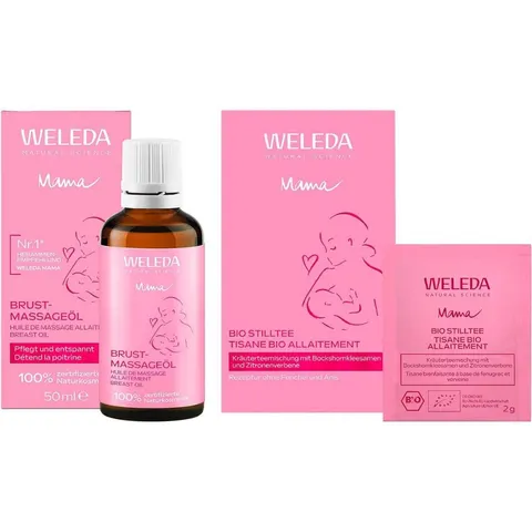 Weleda Bio Stilltee & Brust-massageöl – Bild 2