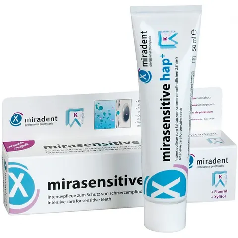 Miradent Zahncreme mirasensitive hap+ – Bild 2