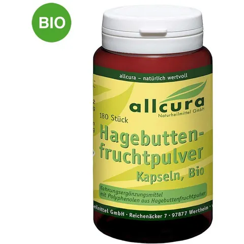 Hagebuttenfruchtpulver Kapseln Bio – Bild 2