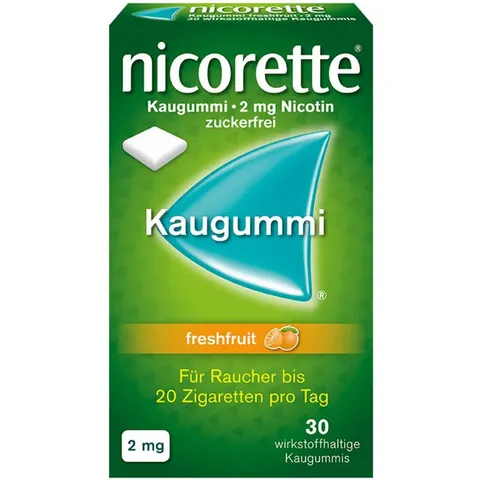 nicorette® Kaugummi 2 mg freshfruit – Bild 2