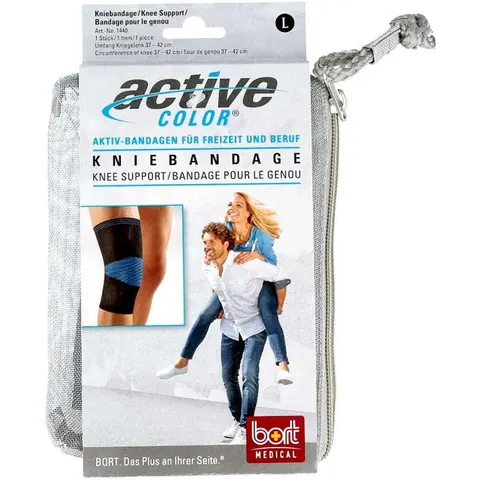 Bort Activecolor Kniebandage large schwarz – Bild 2