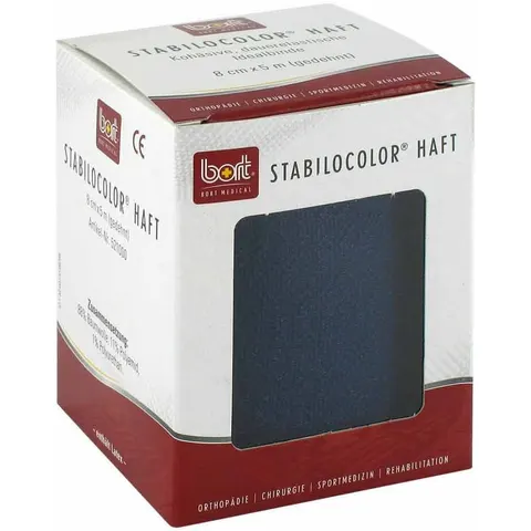 Bort Stabilocolor haft Binde 8cm blau 1stk – Bild 2