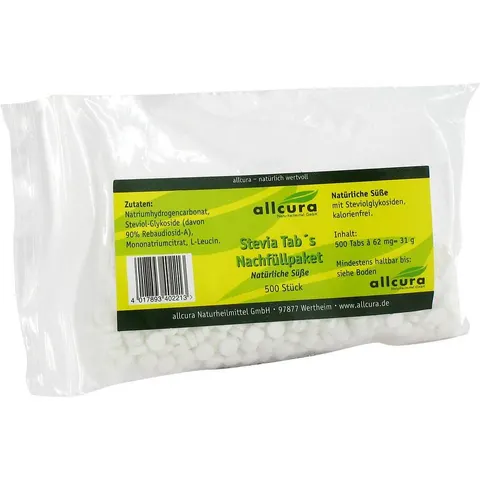 Stevia Tabs Tabletten Nachfüllpack. – Bild 2