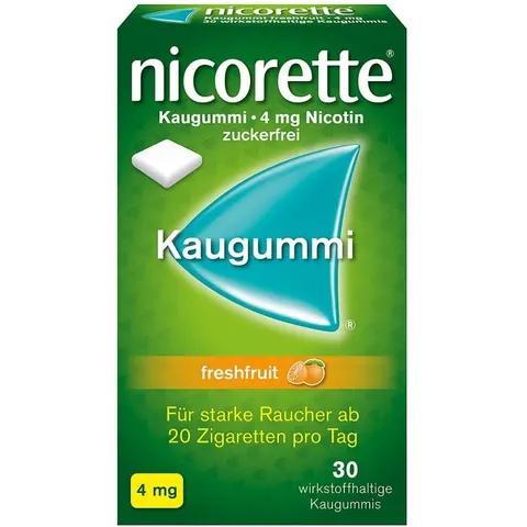 nicorette® Kaugummi 4 mg freshfruit – 01640807 – Bild 2