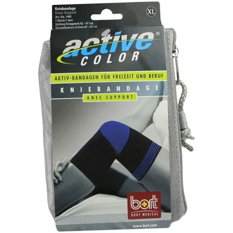 Bort Activecolor Kniebandage x-large schwarz – Bild 2