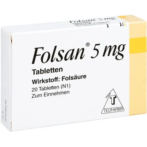 Folsan 5 mg Tabletten – 01300098 – Bild 2