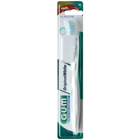 GUM Original White Zahnbürste weich – Bild 2